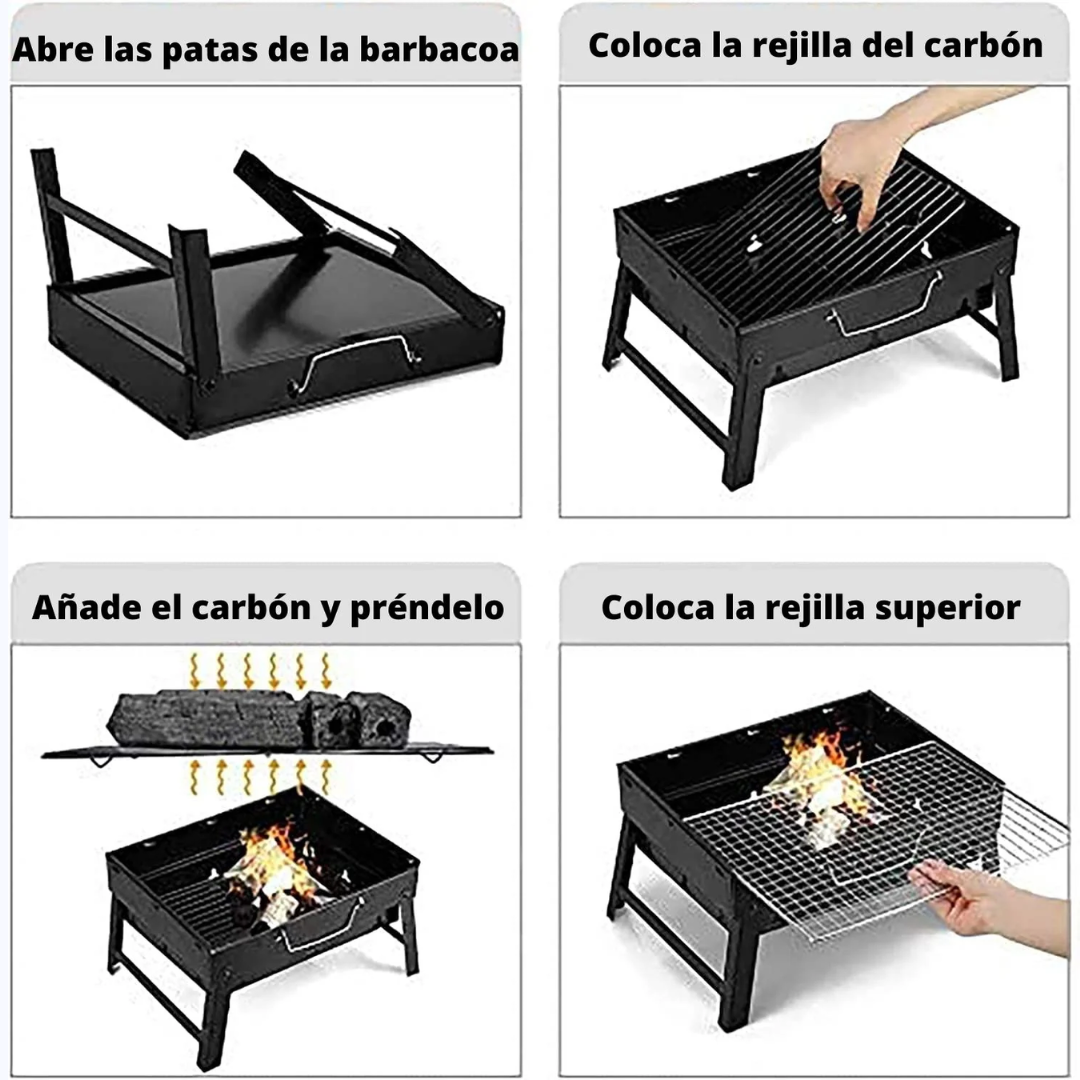 PARRILLA PLEGABLE PORTÁTIL | ORIGINAL | ENVÍO GRATIS