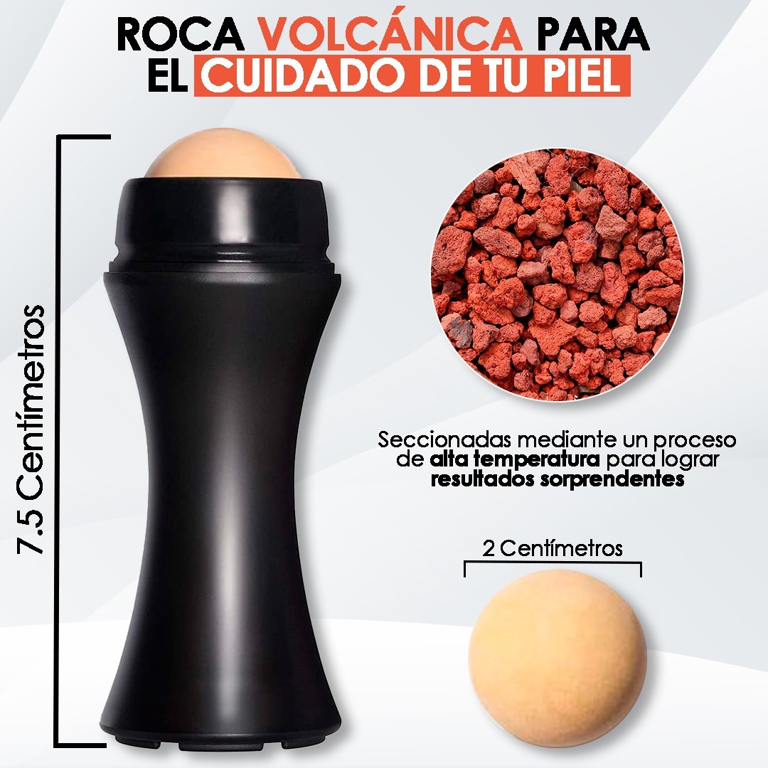 RODILLO DE PIEDRA VOLCÁNICA FACIAL | ORIGINAL | ENVÍO GRATIS