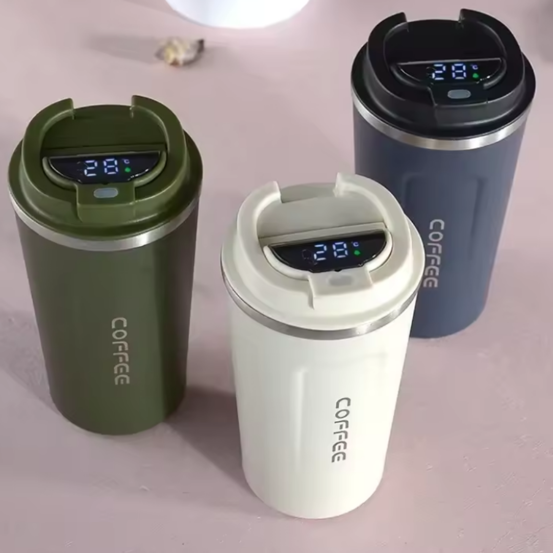 VASO TÉRMICO DIGITAL PARA CAFÉ, CERVEZA Y TÉ | ENVÍO GRATIS