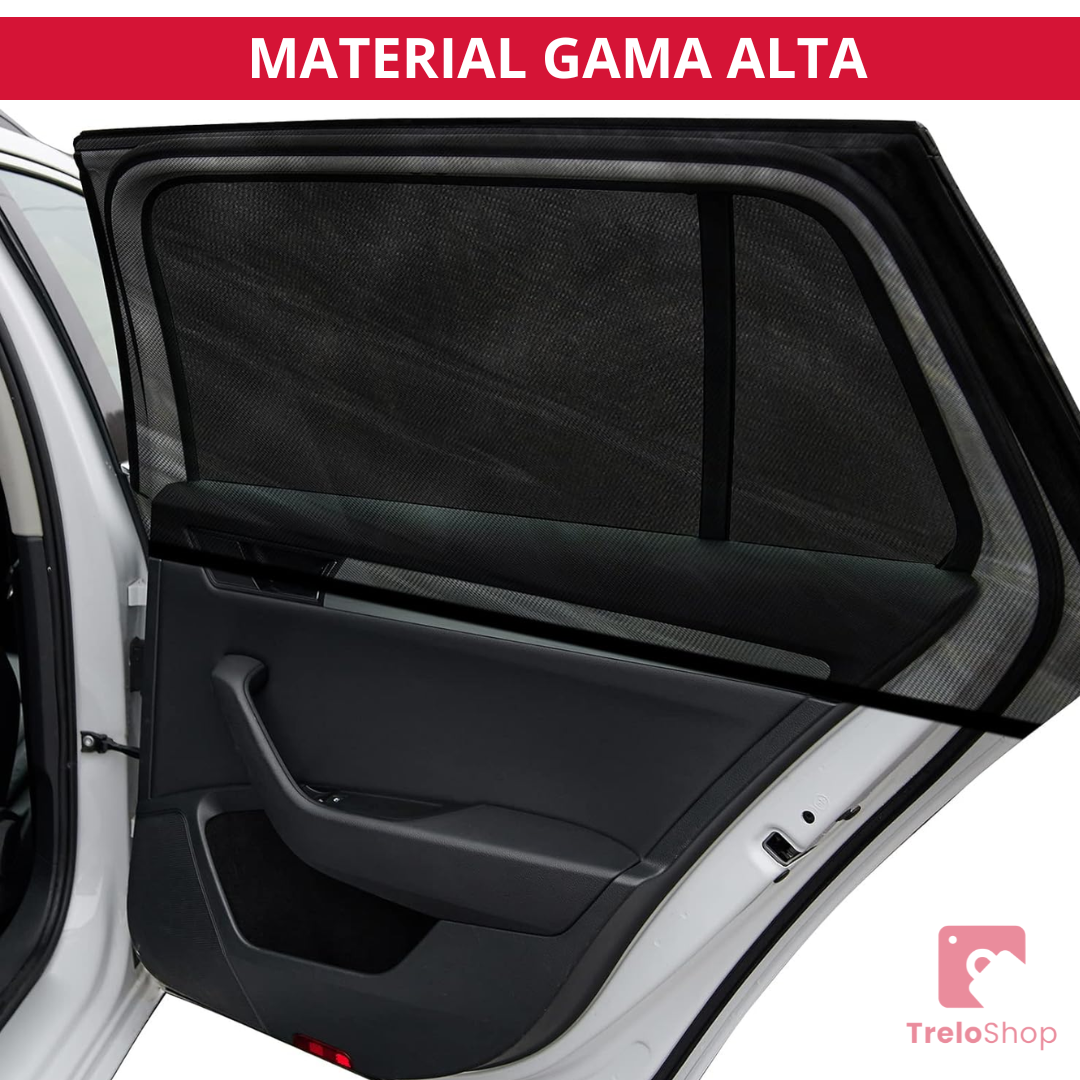 SET DE 4 MALLAS PARA AUTO CON PROTECCIÓN UV | ORIGINAL | ENVÍO GRATIS