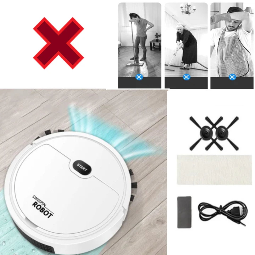MINI ASPIRADORA ROBOT INTELIGENTE 3 EN 1 | ORIGINAL | ENVÍO GRATIS