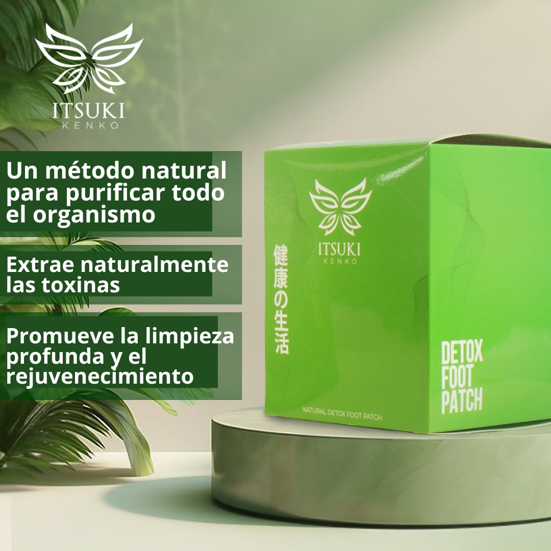 PARCHE DESINTOXICANTE ITSUKI KENKO | ORIGINAL | ENVÍO GRATIS