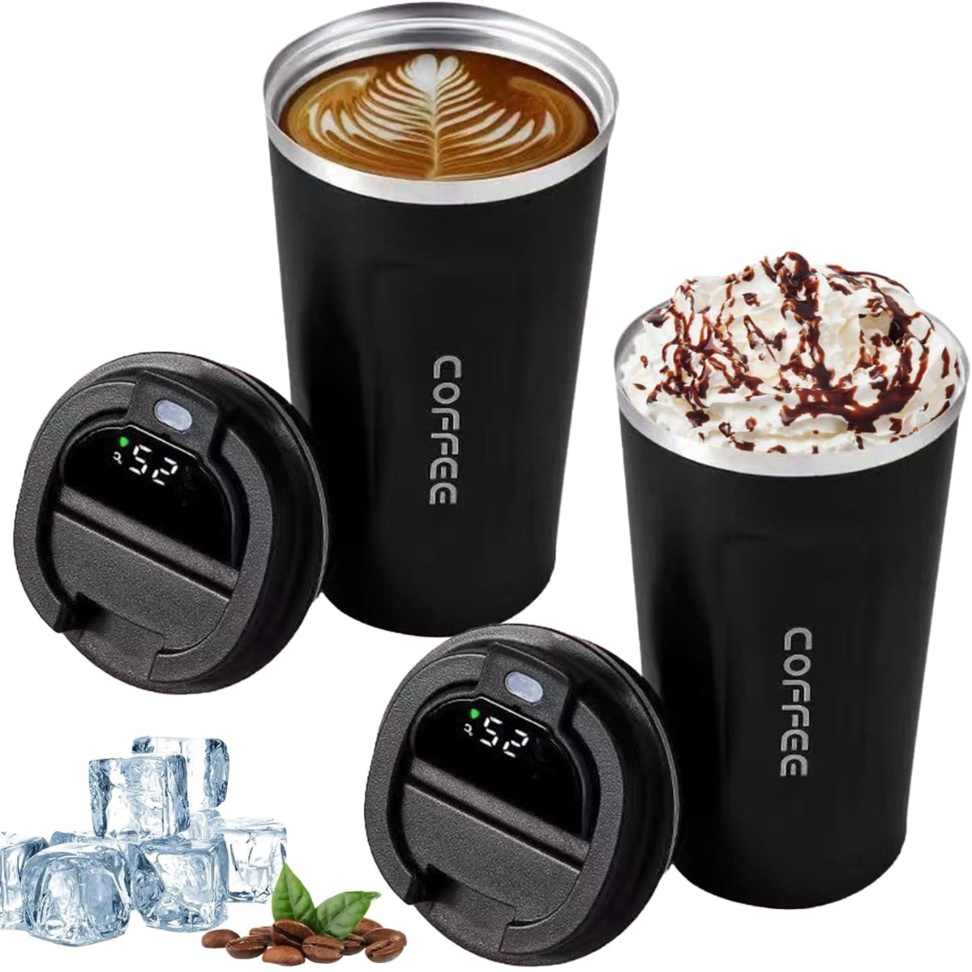 VASO TÉRMICO DIGITAL PARA CAFÉ, CERVEZA Y TÉ | ENVÍO GRATIS
