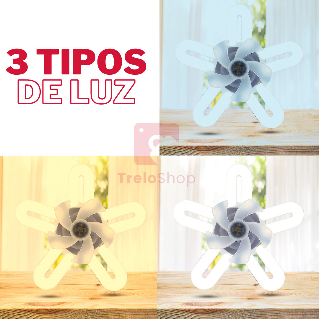 FOCO VENTILADOR LED CON CONTROL REMOTO | ORIGINAL | ENVÍO GRATIS