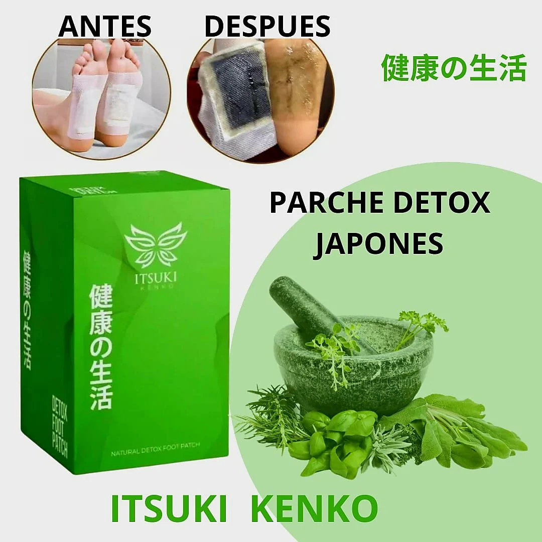 PARCHE DESINTOXICANTE ITSUKI KENKO | ORIGINAL | ENVÍO GRATIS