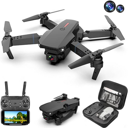 DRONE E88 PRO PREMIUM CON DOBLE CÁMARA | ENVÍO GRATIS