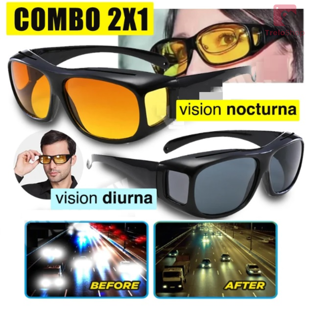 Combo de Supervivencia: Linterna 6 en 1 + Gratis Set de 2 Lentes de Visión Diurna y Nocturna HD | ORIGINAL | ENVÍO GRATIS