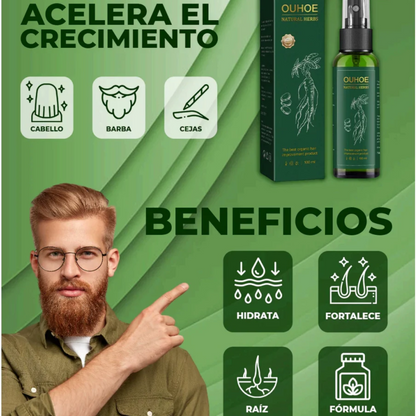 OUHOE - SPRAY PARA EL CRECIMIENTO DE CABELLO | ENVÍO GRATIS