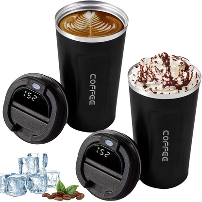 VASO TÉRMICO DIGITAL PARA CAFÉ, CERVEZA Y TÉ | ENVÍO GRATIS