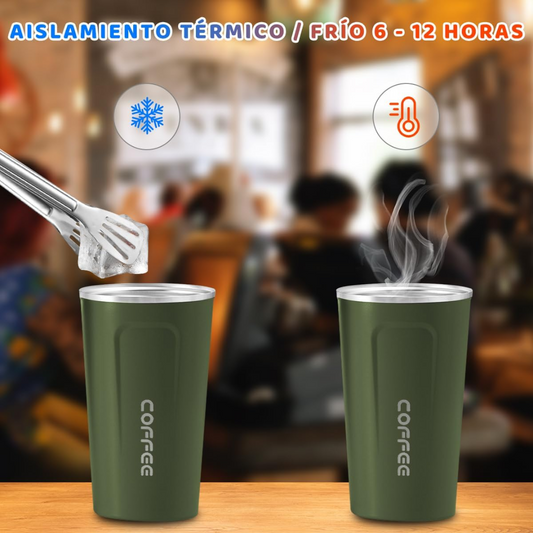 VASO TÉRMICO DIGITAL PARA CAFÉ, CERVEZA Y TÉ | ENVÍO GRATIS