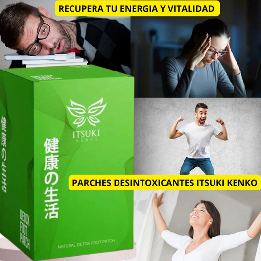 PARCHE DESINTOXICANTE ITSUKI KENKO | ORIGINAL | ENVÍO GRATIS