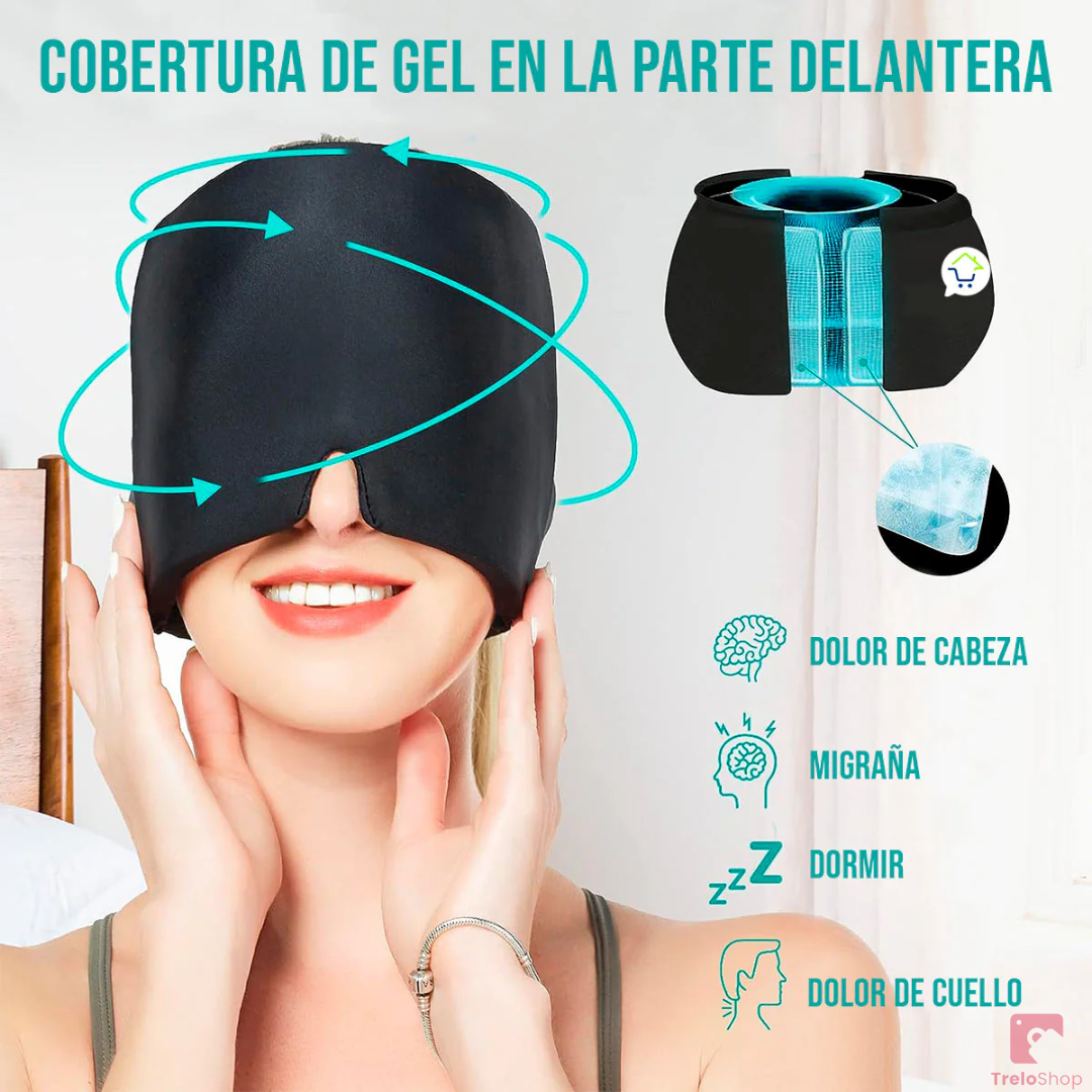 GORRO GEL TERAPÉUTICO ANTI-MIGRAÑA | ORIGINAL | ENVÍO GRATIS